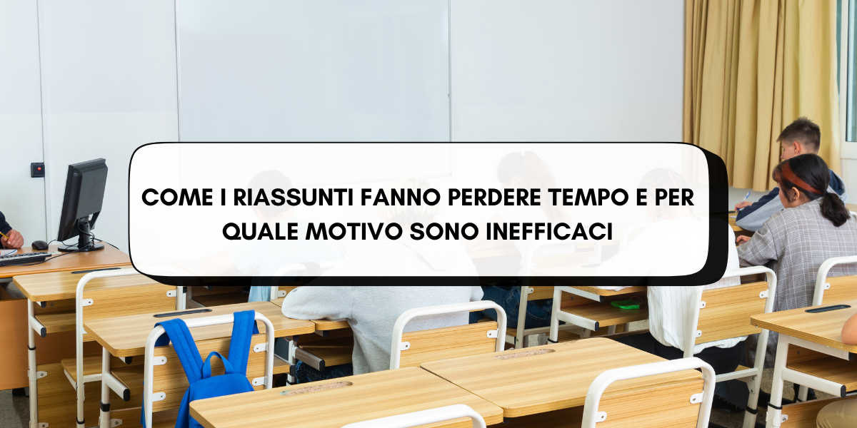 Fare i riassunti è utile