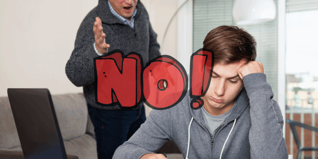 Quando un figlio prende un brutto voto 